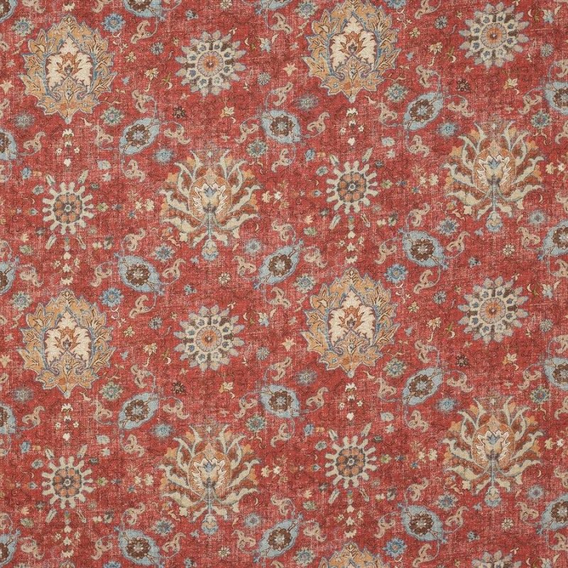 Preview: Jocasta Red – Stoff von Colefax and Fowler