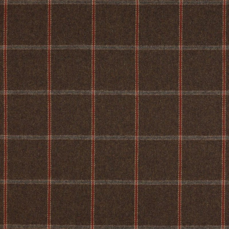 Preview: Lanark Plaid von Colefax and Fowler in Charcoal