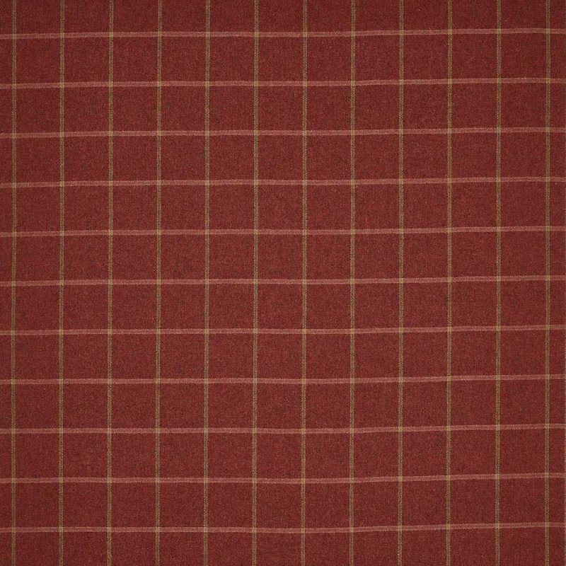 Lanark Plaid von Colefax and Fowler in Tomato