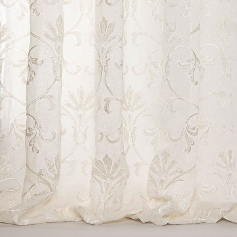 Preview: Laretta Ivory – Stoff von Colefax and Fowler