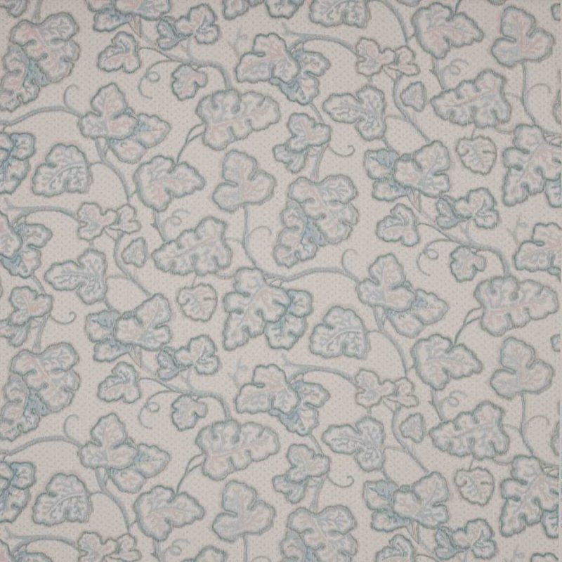 Preview: Leaf Damask von Colefax and Fowler in Aqua