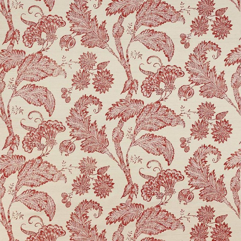 Preview: Limbury Tomato – Stoff von Colefax and Fowler