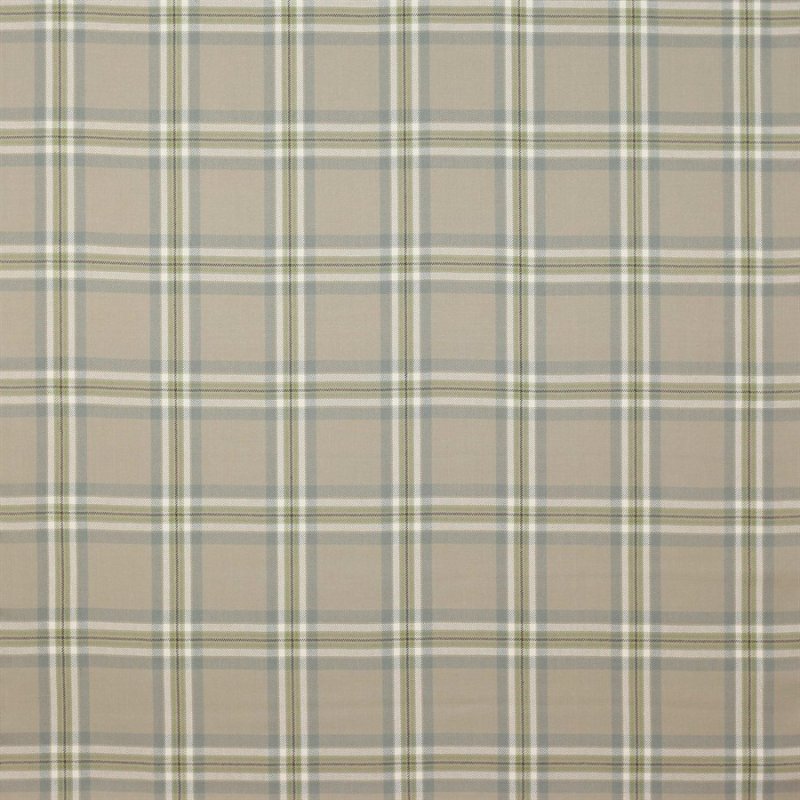 Malone Check von Colefax and Fowler in Aqua/Leaf