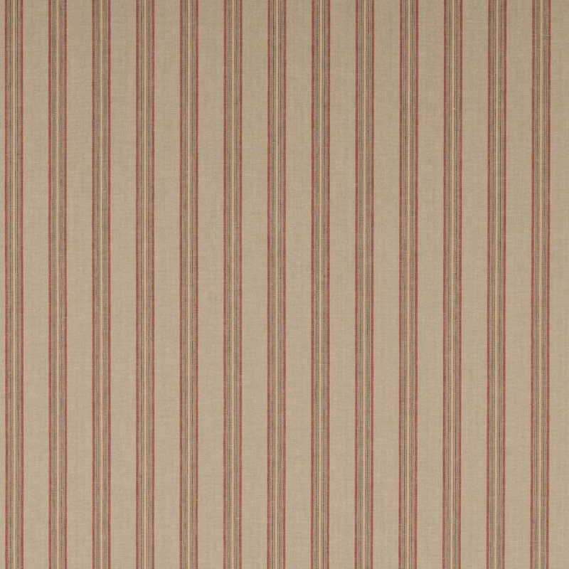 Melcombe Stripe von Colefax and Fowler in Tomato