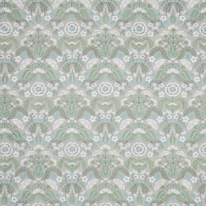 Preview: Mirabelle Old Blue – Stoff von Colefax and Fowler