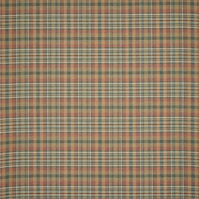 Norland Plaid von Colefax and Fowler in Red/Forest