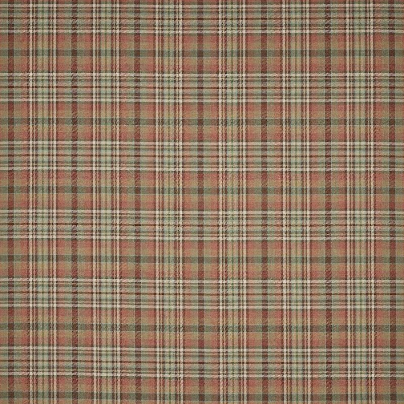 Preview: Norland Plaid von Colefax and Fowler in Tomato/Green