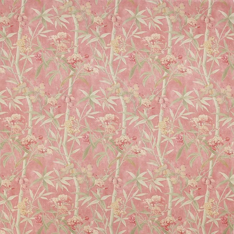 Preview: Oleander Red – Stoff von Colefax and Fowler