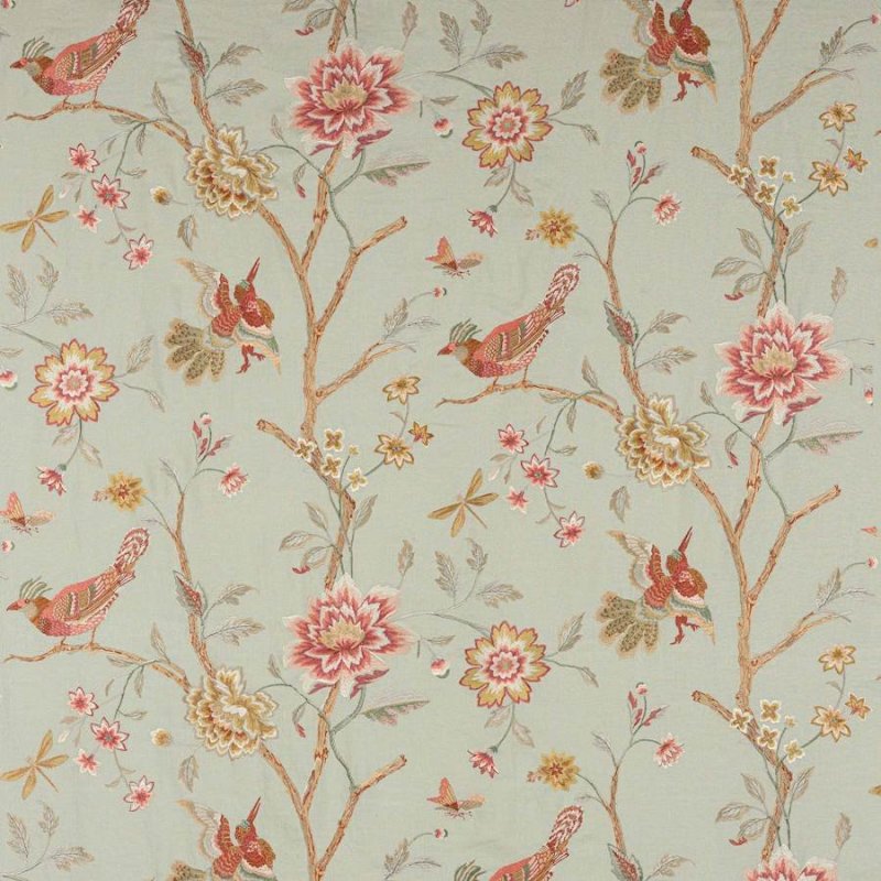 Olivia Aqua – Stoff von Colefax and Fowler