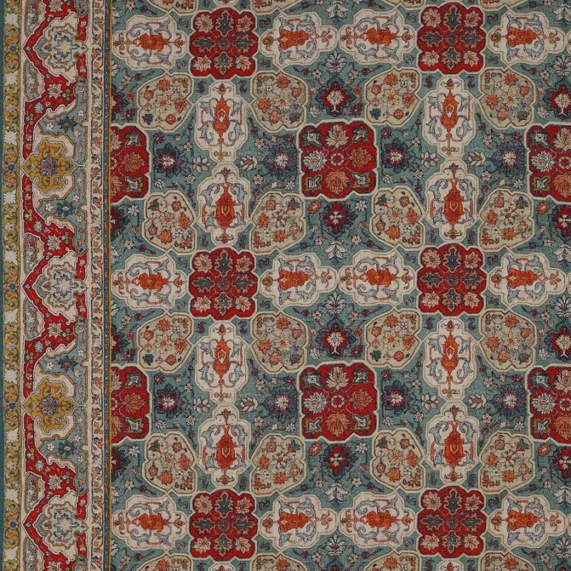 Preview: Perseus von Colefax and Fowler in Red/Aqua