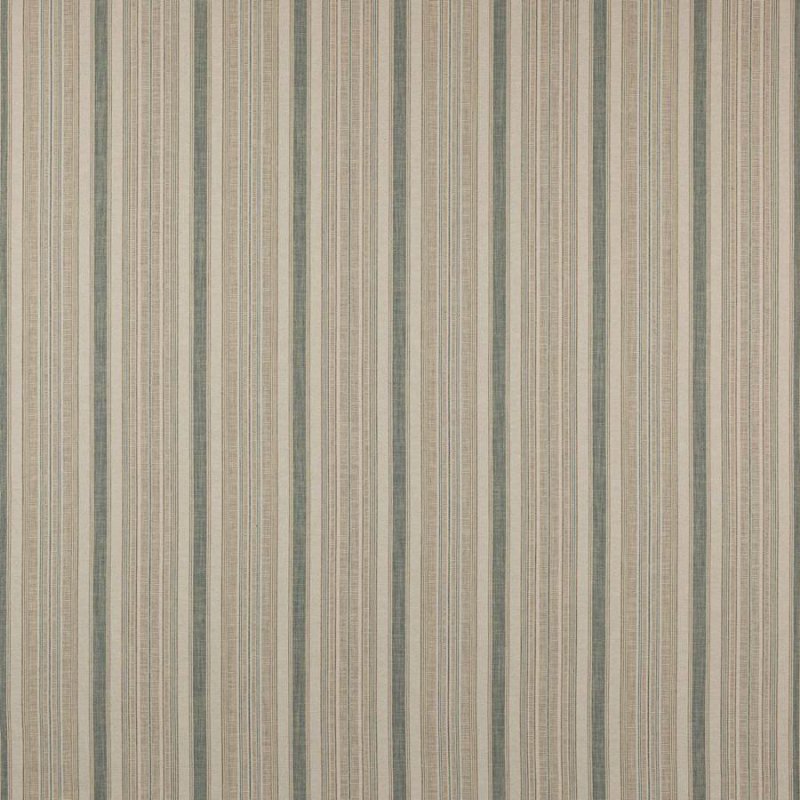 Preview: Porth Stripe von Colefax and Fowler in Aqua/Beige