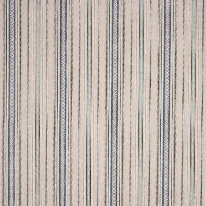 Ridgeway Stripe Blue – Stoff von Colefax and Fowler