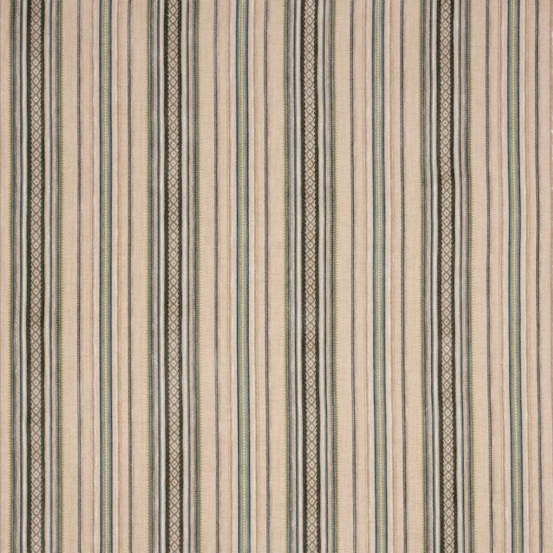 Preview: Ridgeway Stripe Teal – Stoff von Colefax and Fowler