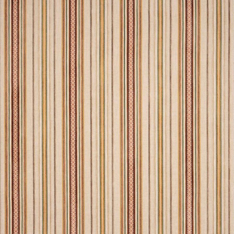 Preview: Ridgeway Stripe Terracotta – Stoff von Colefax and Fowler