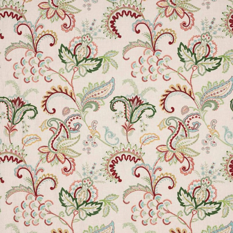 Preview: Roseto von Colefax and Fowler in Red/Green