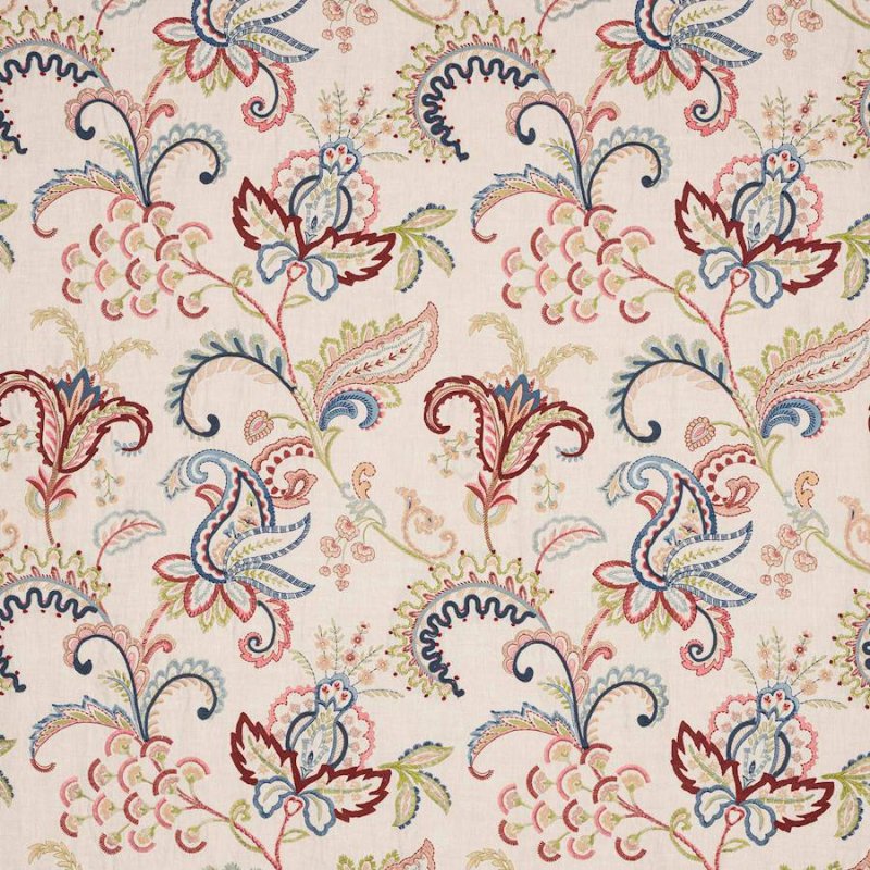Preview: Roseto von Colefax and Fowler in Red/Navy