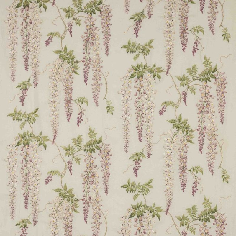 Preview: Seraphina Linen von Colefax and Fowler in Lilac/Leaf