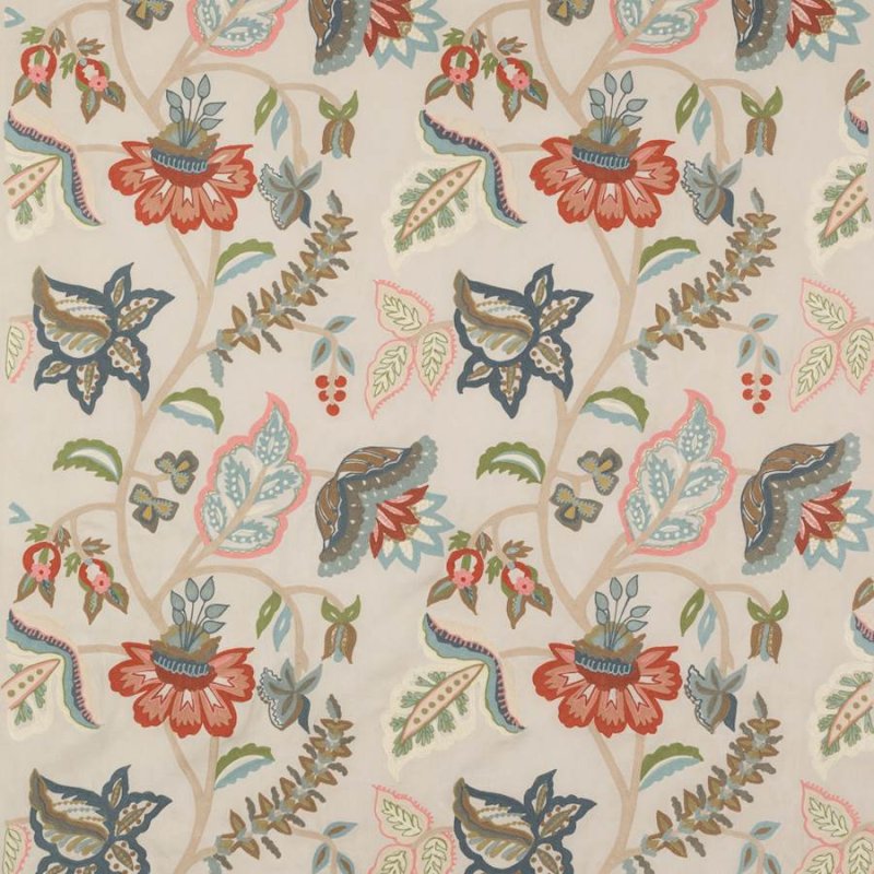 Preview: Somerton von Colefax and Fowler in Coral/Aqua