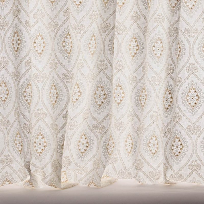 Preview: Staveley Beige – Stoff von Colefax and Fowler