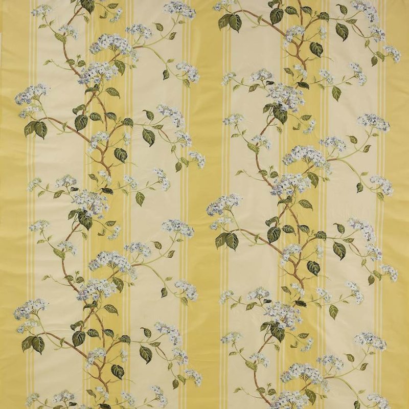 Preview: Summerby Silk Blue/Yellow – Stoff von Colefax and Fowler