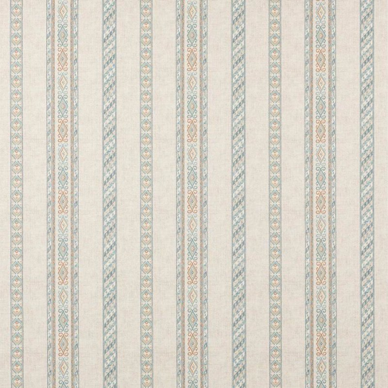 Tait Stripe von Colefax and Fowler in Old Blue