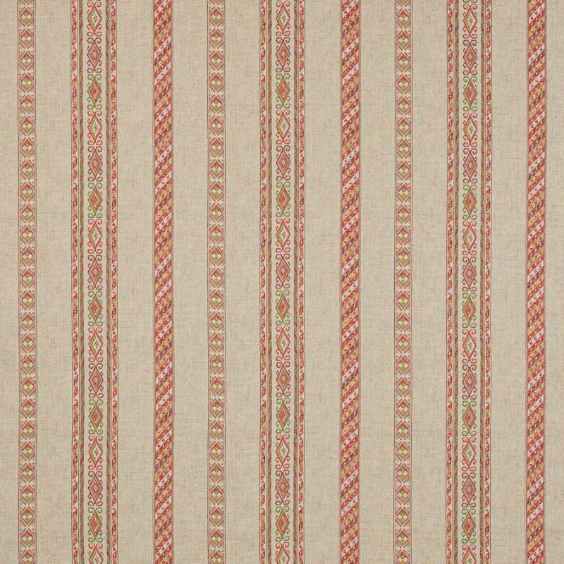 Preview: Tait Stripe von Colefax and Fowler in Red/Green