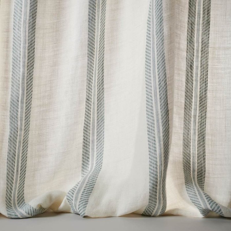 Preview: Tansy Stripe Old Blue – Stoff von Colefax and Fowler