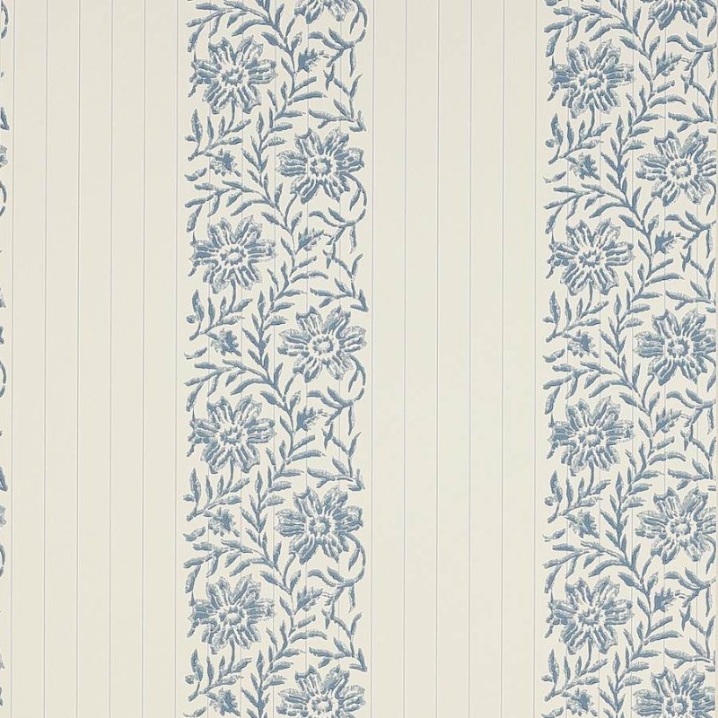 Preview: Alys Tapete von Colefax and Fowler in Navy