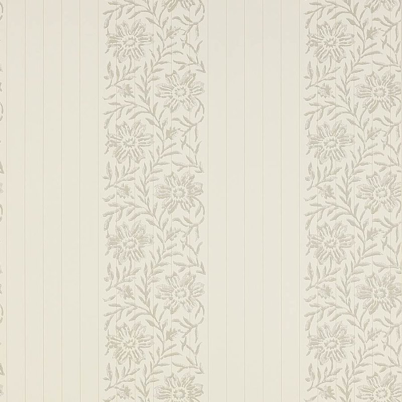Alys Tapete von Colefax and Fowler in Silver