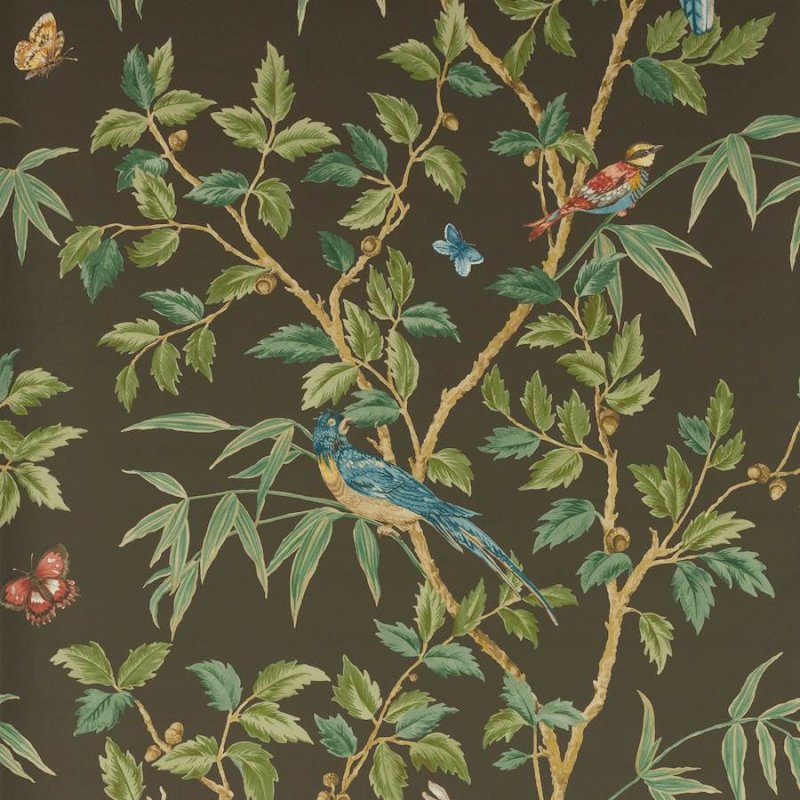 Preview: Ashdown Tapete von Colefax and Fowler in Black