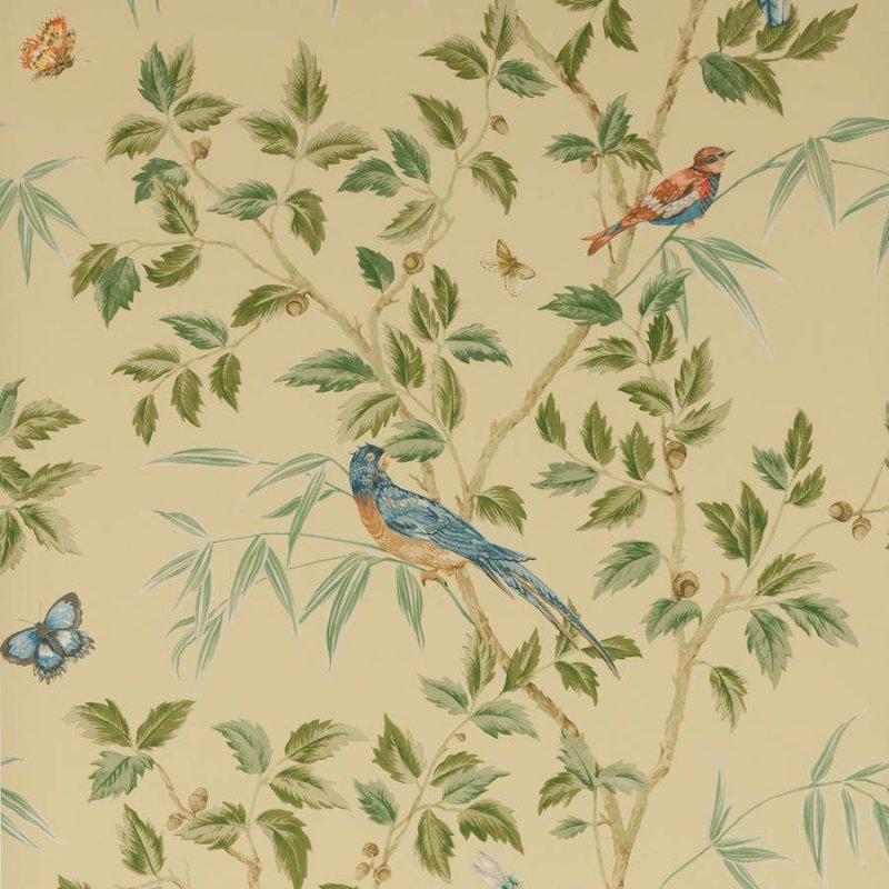 Preview: Ashdown Tapete von Colefax and Fowler in Yellow