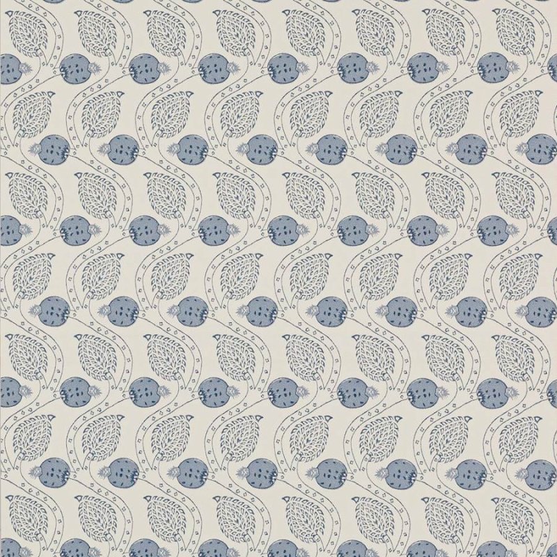 Ashmead Tapete von Colefax and Fowler in Blue
