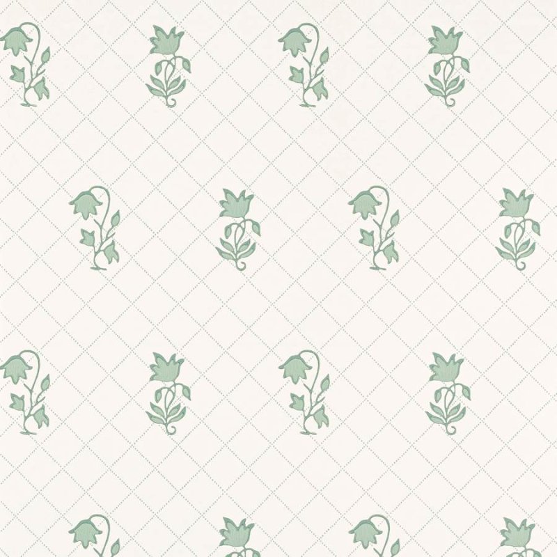 Preview: Berkeley Sprig Tapete von Colefax and Fowler in Forest Green