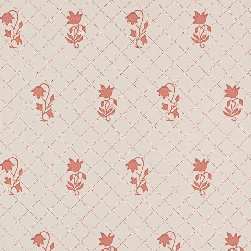 Berkeley Sprig Tapete von Colefax and Fowler in Red