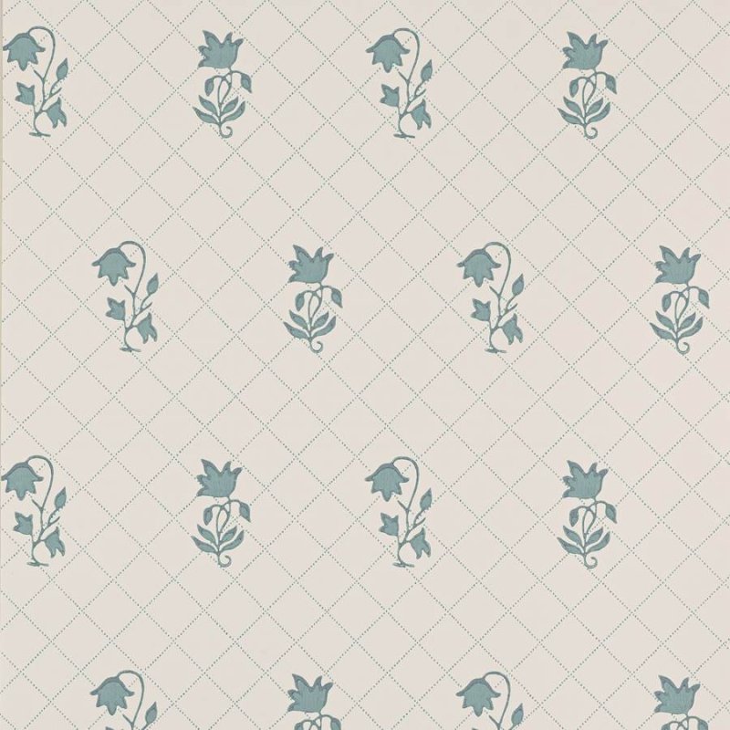 Preview: Berkeley Sprig Tapete von Colefax and Fowler in Teal