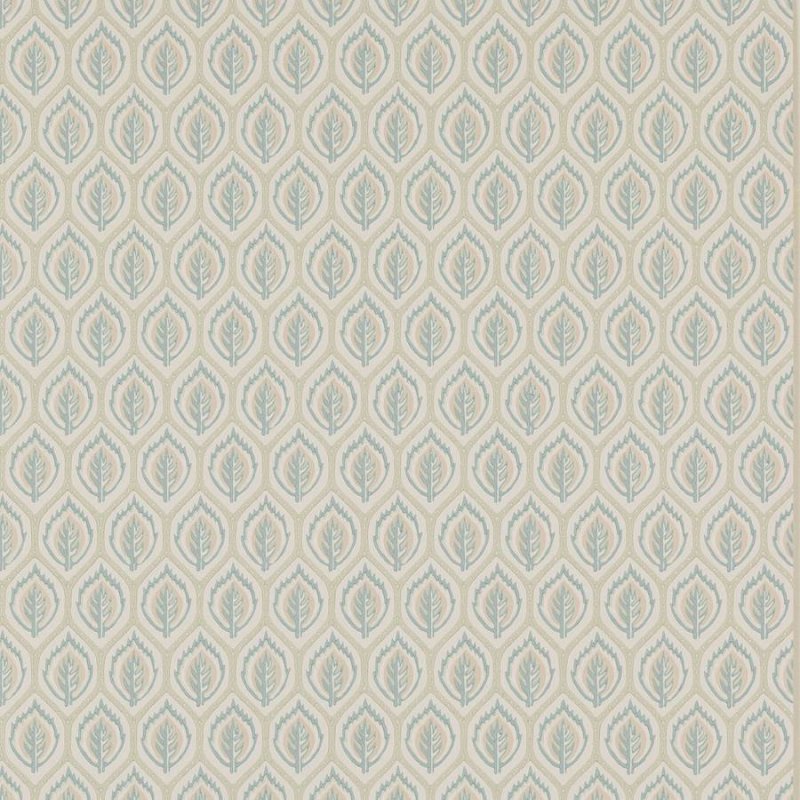 Preview: Carrick Tapete von Colefax and Fowler in Aqua