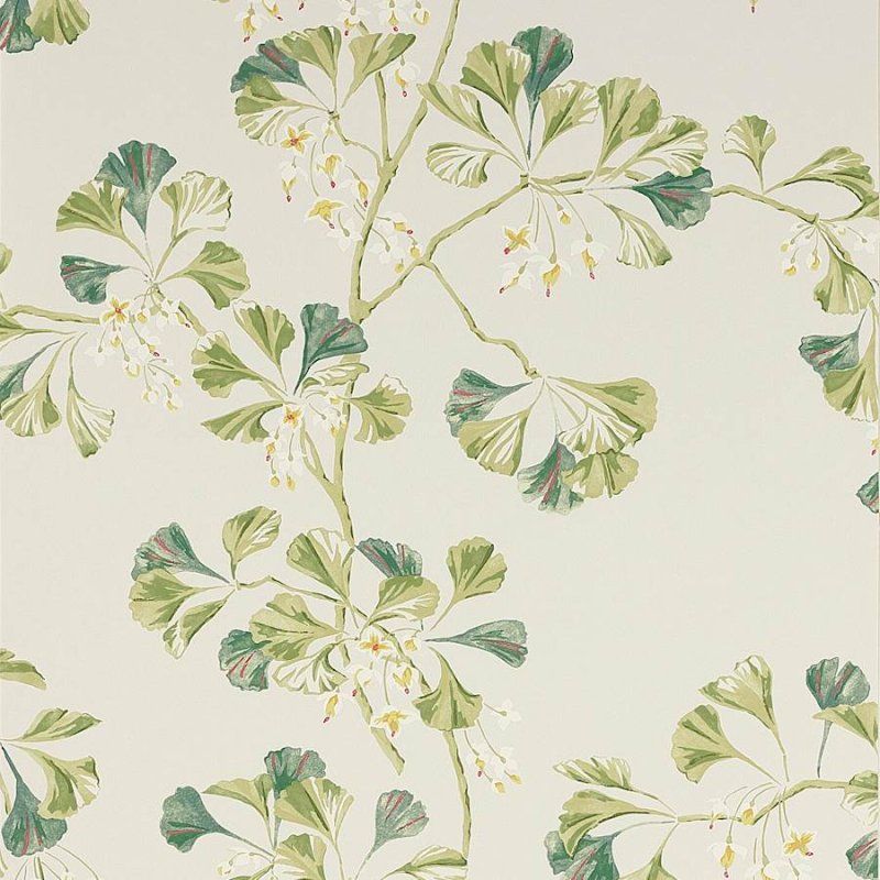 Preview: Greenacre Tapete von Colefax and Fowler in Leaf Green