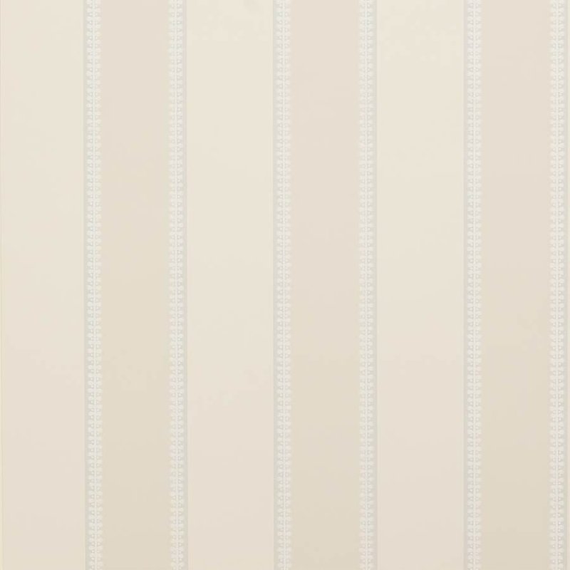 Hume Stripe Tapete von Colefax and Fowler in Silver