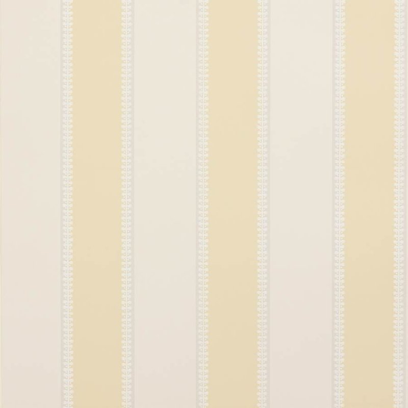 Preview: Hume Stripe Tapete von Colefax and Fowler in Yellow