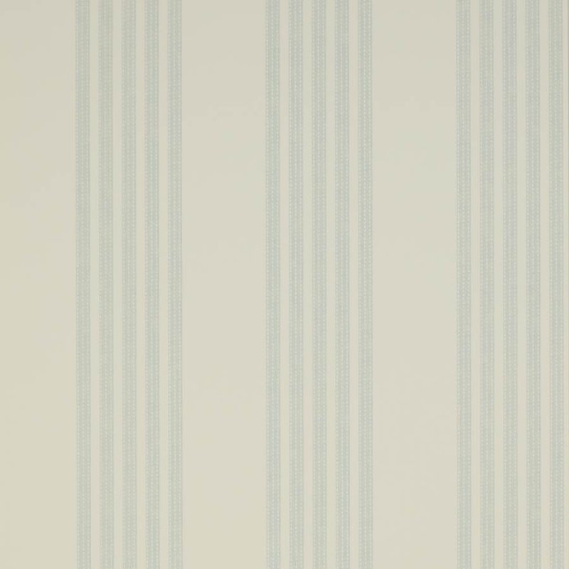 Preview: Jude Stripe Tapete von Colefax and Fowler in Aqua