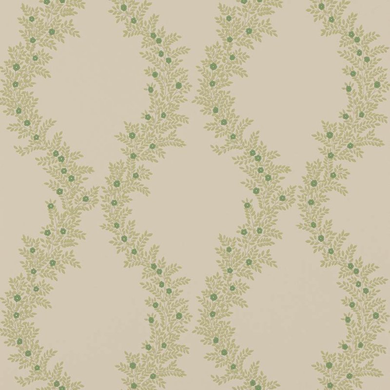 Liliana Tapete von Colefax and Fowler in Leaf Green