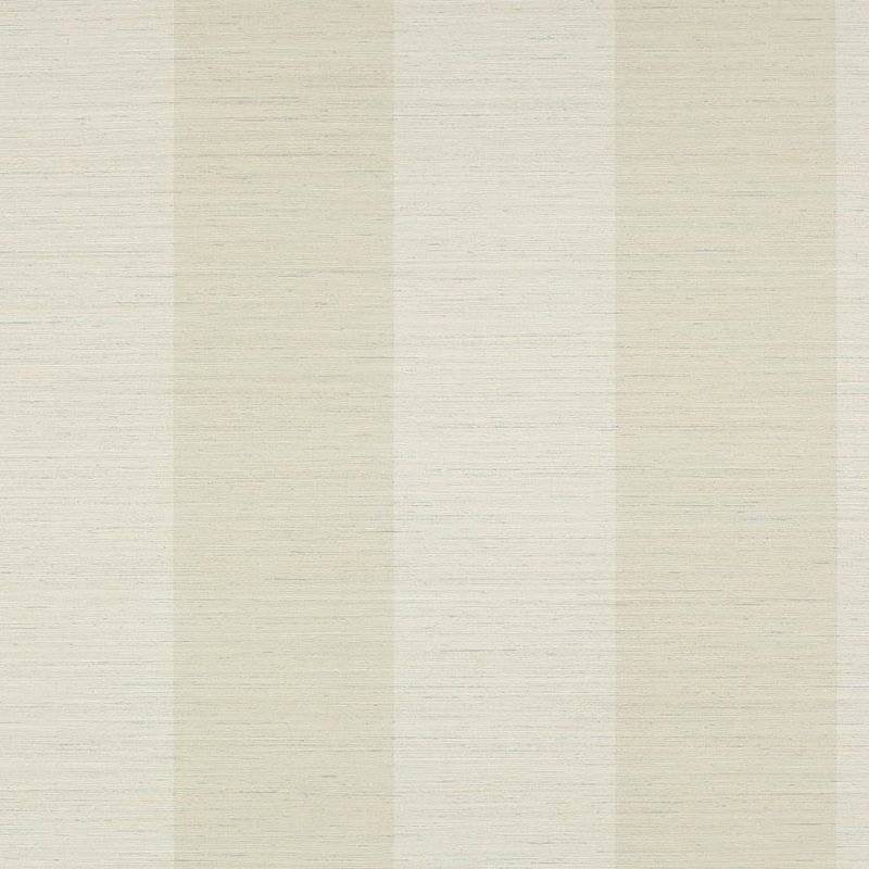 Sandrine Stripe Tapete von Colefax and Fowler in Silver