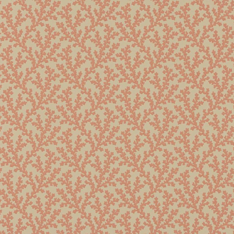 Sea Coral Tapete von Colefax and Fowler in Red