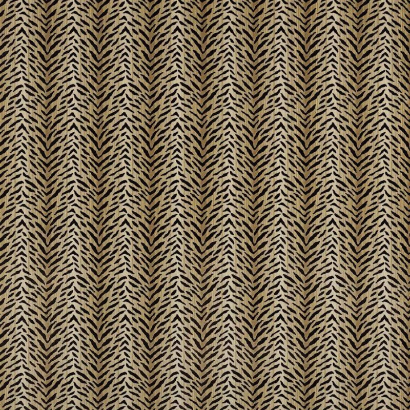 Preview: Tigre Charcoal – Stoff von Colefax and Fowler