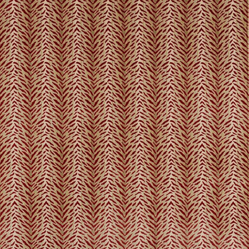 Preview: Tigre Red – Stoff von Colefax and Fowler