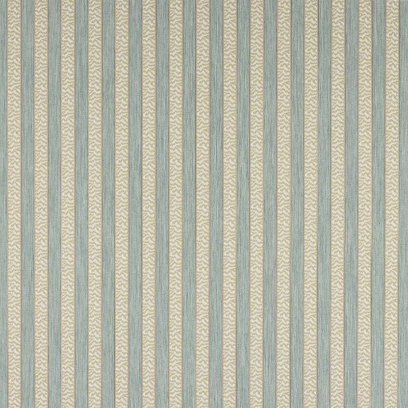 Tilney Stripe von Colefax and Fowler in Aqua/Leaf