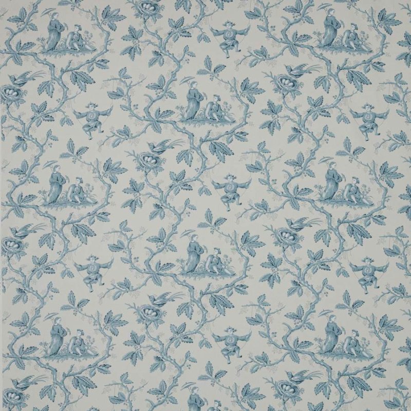 Preview: Toile Chinoise von Colefax and Fowler in Aqua
