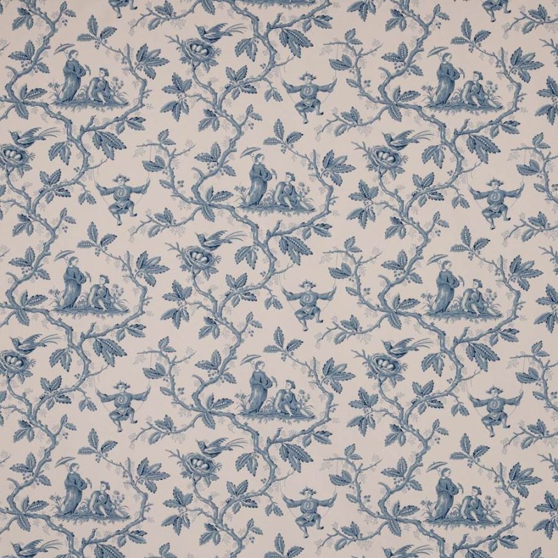 Toile Chinoise von Colefax and Fowler in Blue