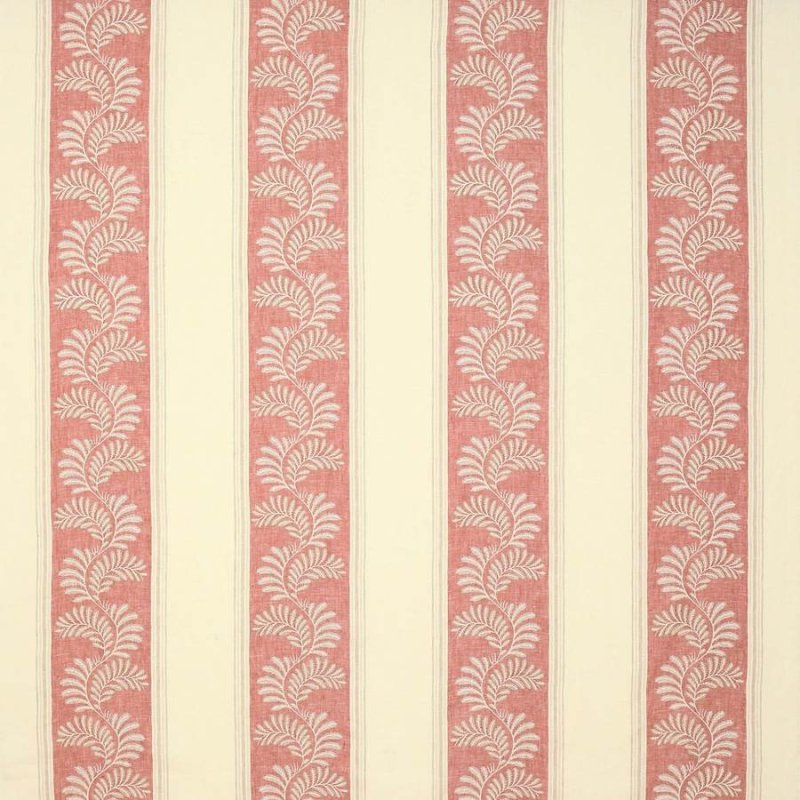 Preview: Valora Red – Stoff von Colefax and Fowler
