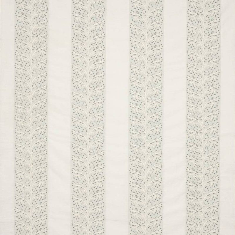 Preview: Wren Stripe Old Blue – Stoff von Colefax and Fowler